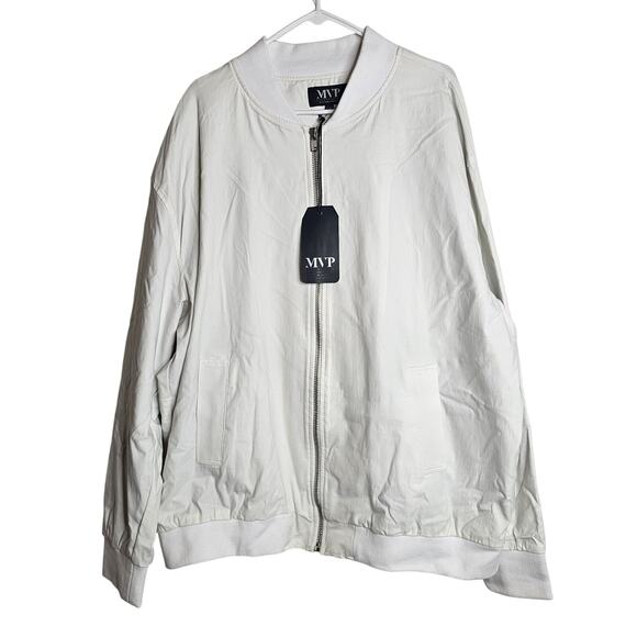 MVP Collections Men White Jacket Size 2XL - Picture 1 of 4